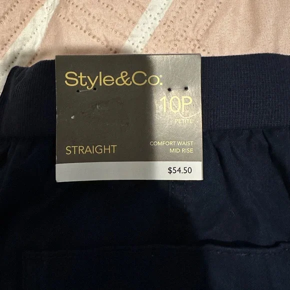 Style & Co. Women’s Navy Blue Cargo Pants - Picture 3 of 7